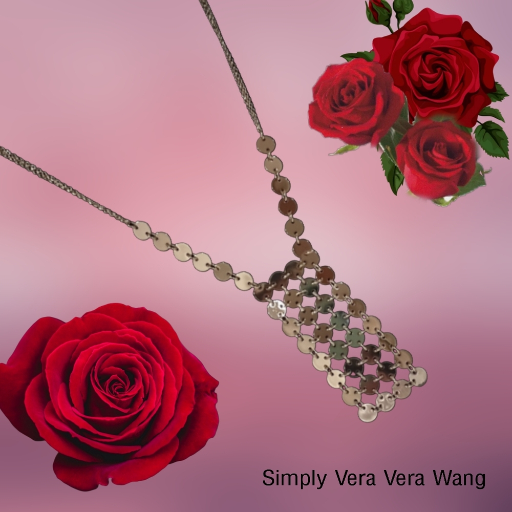 Necklace Chandelier Disk Y Necklace | SIMPLY VERA VERA WANG